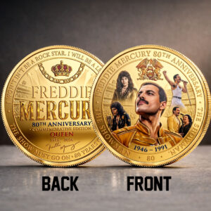 Freddie Mercury 80th Anniversary Commemorative Coin - TMTHU6116