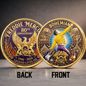 Freddie Mercury 80th Anniversary Commemorative Coin - TMTHU5929