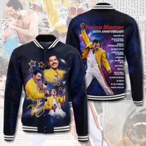 Freddie Mercury 80th Anniversary Varsity Jacket - TMTHU6041