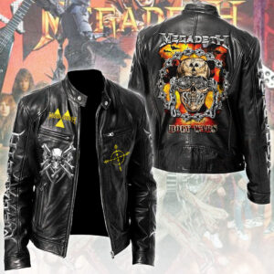 Megadeth Motorcycle Leather Jacket - GNE6281