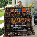 Guns N’ Roses 40th Anniversary Quilt Blanket – TANTN22888