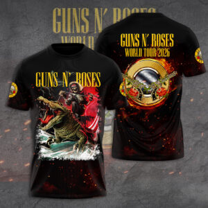 Guns N’ Roses Tour 2026 3D Apparel - GNE6296