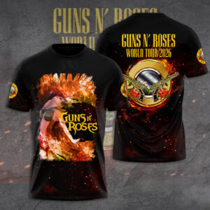 Guns N’ Roses Tour 2026 3D Apparel - GNE6326