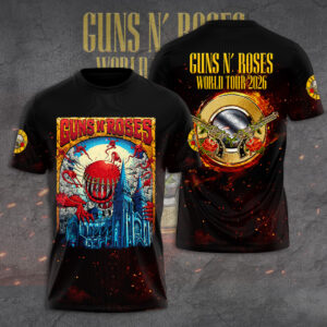 Guns N’ Roses Tour 2026 3D Apparel - GNE6327