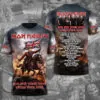 Iron Maiden 2026 World Tour 3D Apparel - TMTHU5630