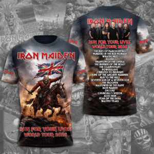 Iron Maiden 2026 World Tour 3D Apparel - TMTHU5630