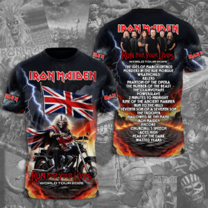 Iron Maiden 2026 World Tour 3D Apparel - TMTHU5663