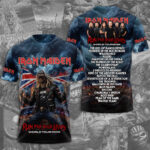 Iron Maiden 2026 World Tour 3D Apparel – TMTHU6007