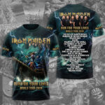 Iron Maiden 2026 World Tour 3D Apparel – TMTHU6008