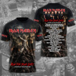 Iron Maiden 2026 World Tour 3D Apparel – TMTHU6088