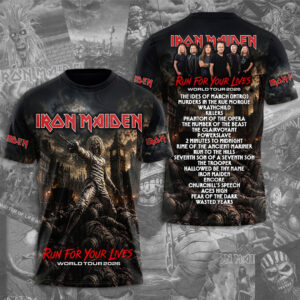 Iron Maiden 2026 World Tour 3D Apparel - TMTHU6088