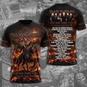 Iron Maiden 2026 World Tour 3D Apparel - TMTHU6266