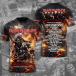 Iron Maiden 2026 World Tour 3D Apparel – TMTHU6267