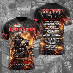 Iron Maiden 2026 World Tour 3D Apparel - TMTHU6267