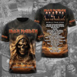 Iron Maiden 2026 World Tour 3D Apparel – TMTHU6476