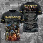 Iron Maiden 2026 World Tour 3D Apparel – TMTHU6489