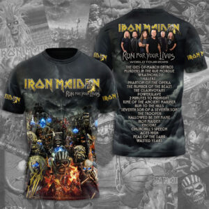 Iron Maiden 2026 World Tour 3D Apparel - TMTHU6489