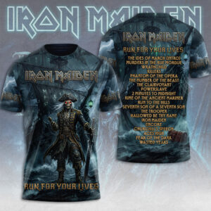 Iron Maiden 2026 World Tour 3D Apparel - TMTHU6528