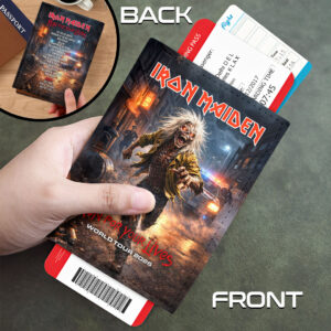 Iron Maiden 2026 World Tour Leather Passport Cover - HOATT18147