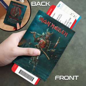 Iron Maiden 2026 World Tour Leather Passport Cover - HOATT18150