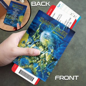 Iron Maiden 2026 World Tour Leather Passport Cover - HOATT18287
