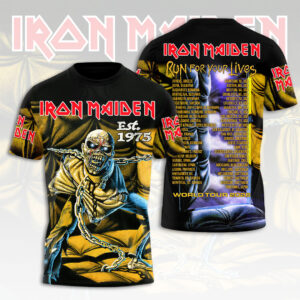 Iron Maiden 2026 World Tour 3D Apparel - HOATT17684