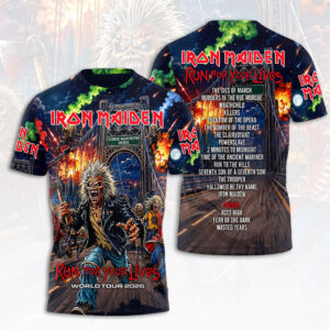 Iron Maiden 2026 World Tour 3D Apparel - HOATT17833