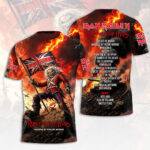 Iron Maiden 2026 World Tour 3D Apparel – HOATT17834