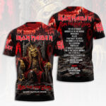 Iron Maiden 2026 World Tour 3D Apparel – HOATT17835