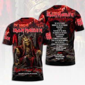 Iron Maiden 2026 World Tour 3D Apparel - HOATT17835