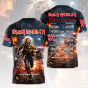 Iron Maiden 2026 World Tour 3D Apparel - HOATT17841