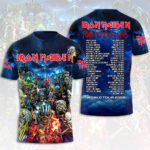 Iron Maiden 2026 World Tour 3D Apparel – HOATT17868