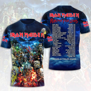 Iron Maiden 2026 World Tour 3D Apparel - HOATT17868