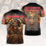 Iron Maiden 2026 World Tour 3D Apparel – HOATT17939