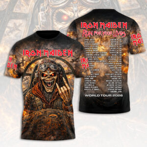Iron Maiden 2026 World Tour 3D Apparel - HOATT17939