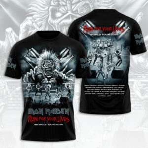 Iron Maiden 2026 World Tour 3D Apparel - HOATT17957
