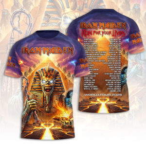 Iron Maiden 2026 World Tour 3D Apparel - HOATT17971