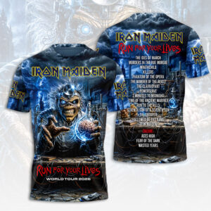 Iron Maiden 2026 World Tour 3D Apparel - HOATT18033