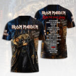 Iron Maiden 2026 World Tour 3D Apparel – HOATT18096