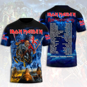 Iron Maiden 2026 World Tour 3D Apparel - HOATT18151