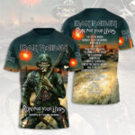 Iron Maiden Tour 2026 3D Apparel – HOATT18205