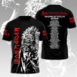 Iron Maiden World Tour 2026 3D Apparel – HOATT18219