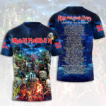 Iron Maiden World Tour 2026 3D Apparel – HOATT18222