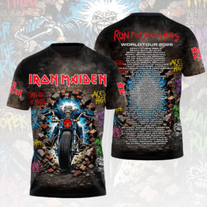 Iron Maiden 2026 World Tour 3D Apparel - HOATT18300