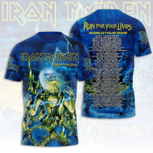 Iron Maiden 2026 World Tour 3D Apparel - HOATT18311