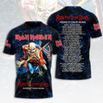 Iron Maiden 2026 World Tour 3D Apparel – HOATT18312