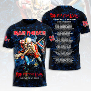 Iron Maiden 2026 World Tour 3D Apparel - HOATT18312