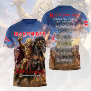 Iron Maiden 2026 World Tour 3D Apparel - HOATT18331