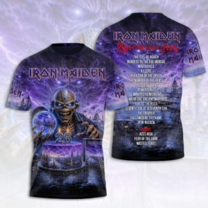 Iron Maiden 2026 World Tour 3D Apparel - HOATT18333