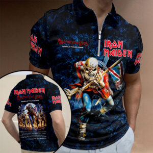 Iron Maiden 2026 World Tour Zip Polo Shirt - HOATT17682